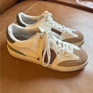 Maurices White and Tan Men's Sneakers